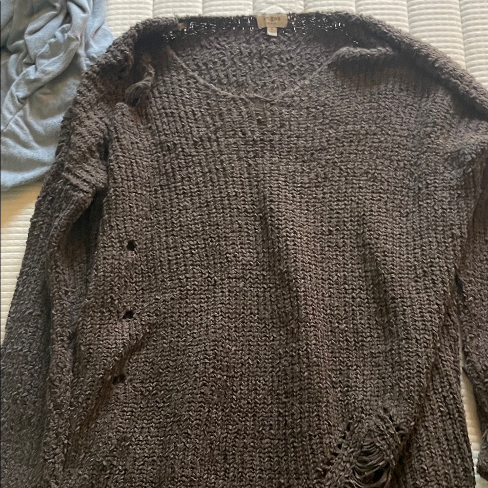 Brown Knit Sweater